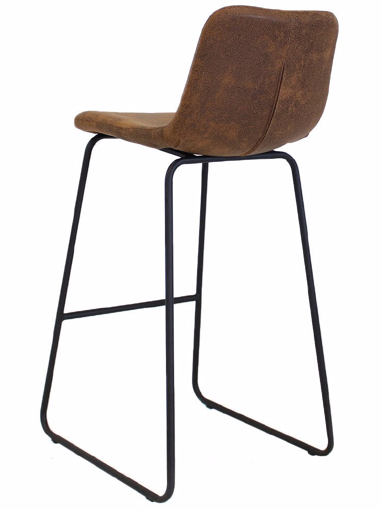 Bar Stool Byron FavoFurn Brown LxBxH 84x60x49 Fabric Nnb