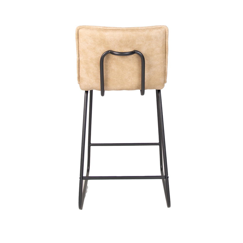 Bar Stool Jeremy FavoFurn Beige LxBxH 63x56x49 Fabric Nnb