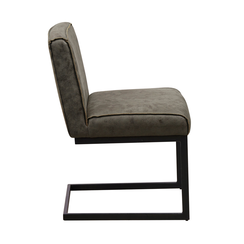 Dining Chair Benji FavoFurn Green LxBxH 75x62x56 Fabric Nnb