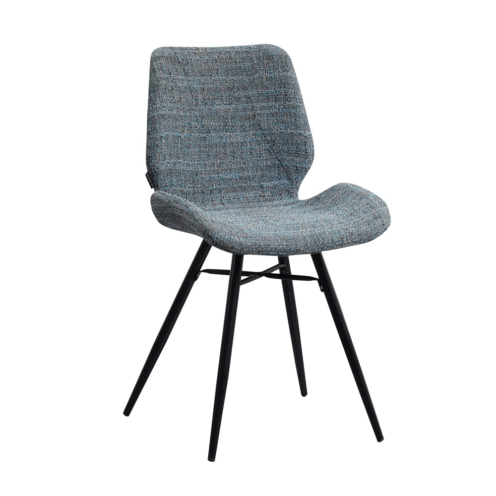 Dining Chair Barron FavoFurn Blue LxBxH 72x68x50 Fabric Nnb