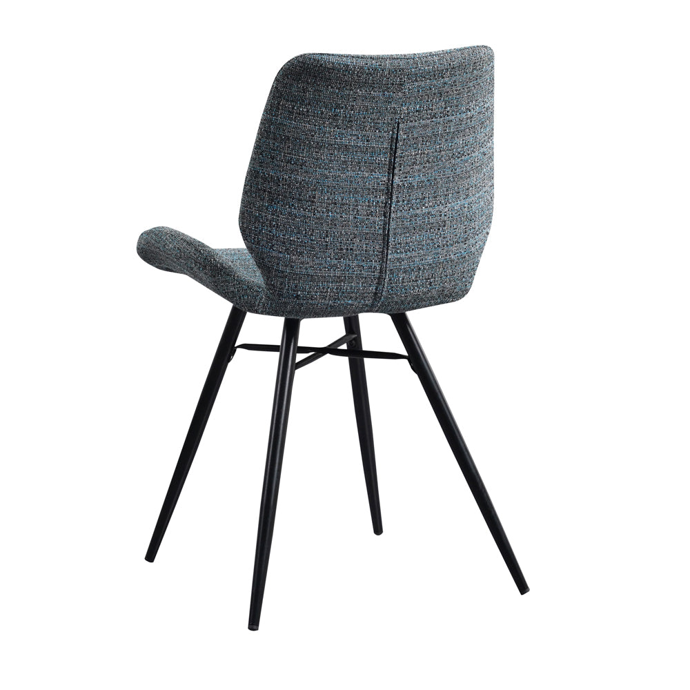 Dining Chair Barron FavoFurn Blue LxBxH 72x68x50 Fabric Nnb