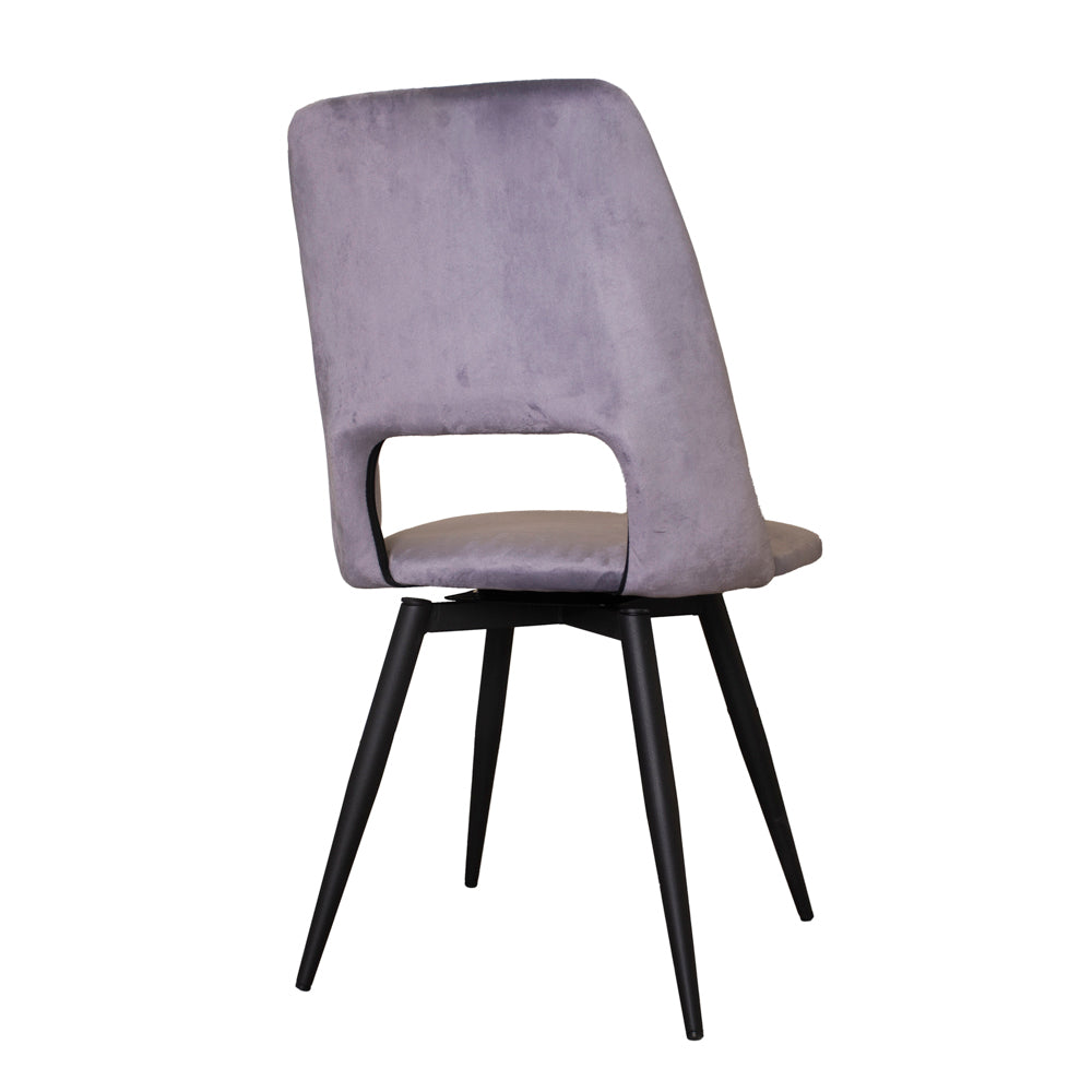 Dining Chair Senn FavoFurn Grey LxBxH 66x57x49 Fabric Nnb