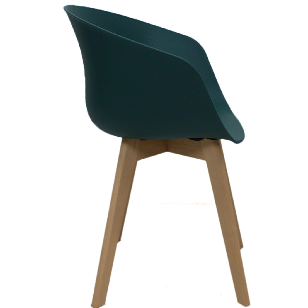 Dining Chair Noan FavoFurn Green LxBxH 68x60x51 Plastic Nnb