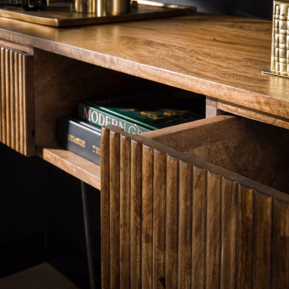 Dressing table Emerson HomeHaven Brown LxBxH 116x47x29 Mango wood Nnb