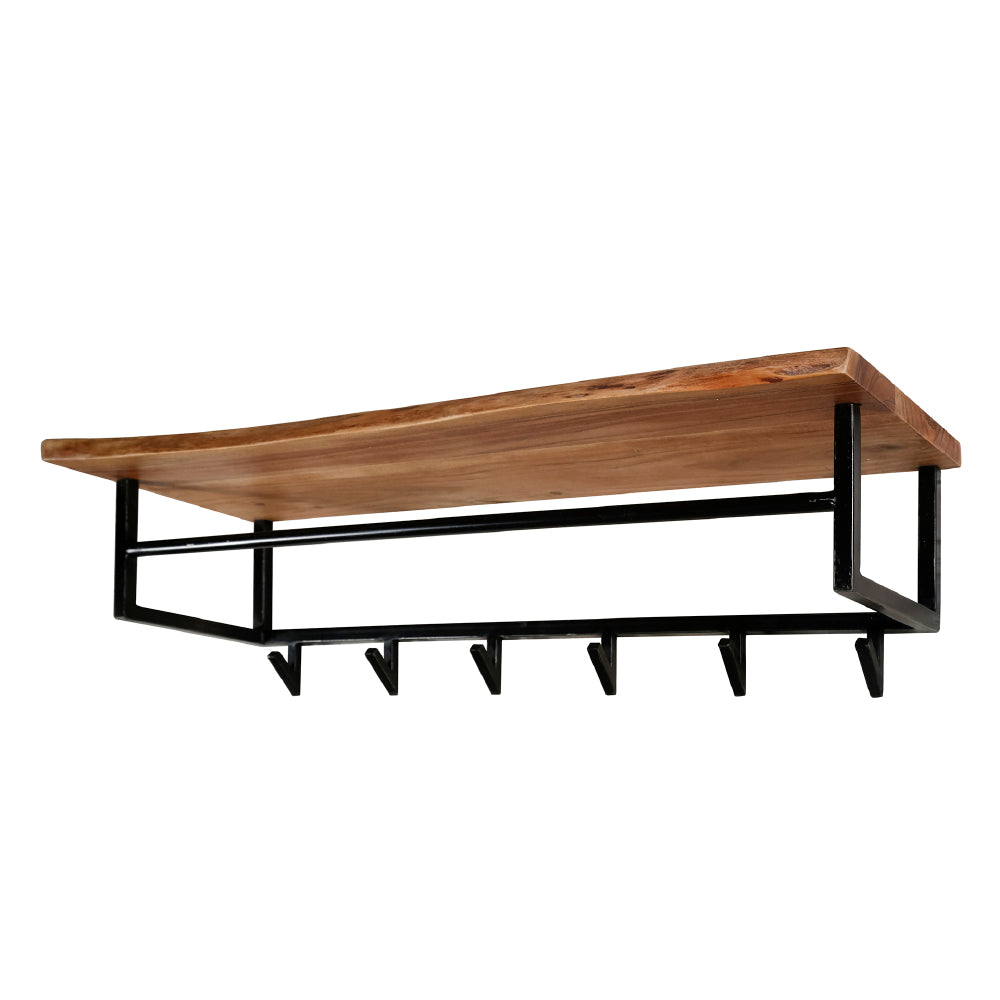 Coat Rack Elio HomeHaven Brown LxBxH 102x37x30 Acacia wood Nnb