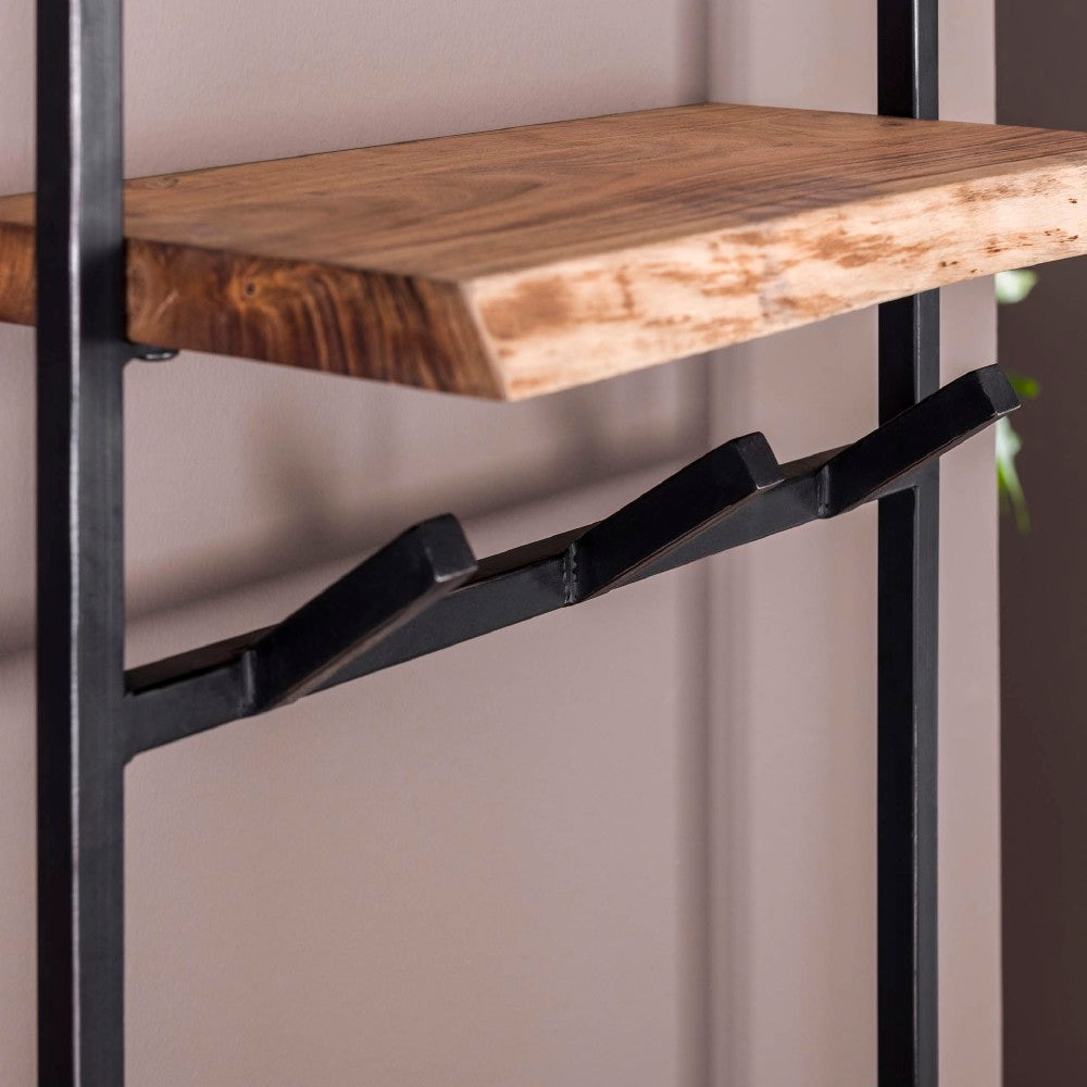 Coat Rack Ivan HomeHaven Brown LxBxH 85x56x20 Acacia wood Nnb