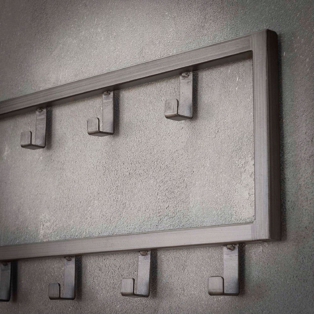 Coat Rack Kolby HomeHaven Grey LxBxH 81x23x4 Metal Nnb