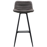 Bar Stool Jordan FavoFurn Anthracite LxBxH 84x54x49 Fabric Nnb