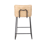 Bar Stool Jeremy FavoFurn Beige LxBxH 63x56x49 Fabric Nnb