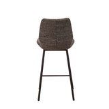 Bar Stool Barron FavoFurn Anthracite LxBxH 82x54x52 Chenille Nnb