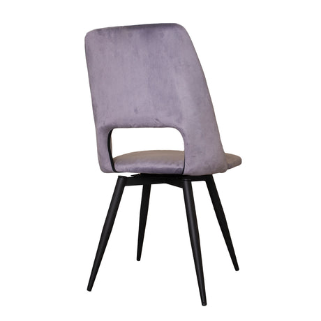 Dining Chair Senn FavoFurn Grey LxBxH 66x57x49 Fabric Nnb
