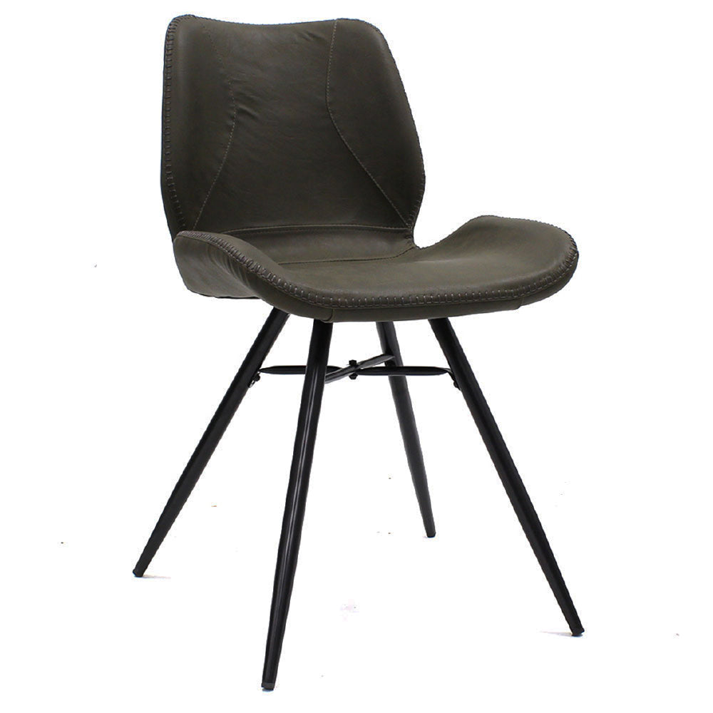 Dining Chair Barron FavoFurn Green LxBxH 72x68x50 Artificial leather Nnb