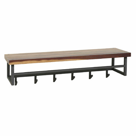 Coat Rack Abe HomeHaven Brown LxBxH 105x30x30 Walnut Nnb