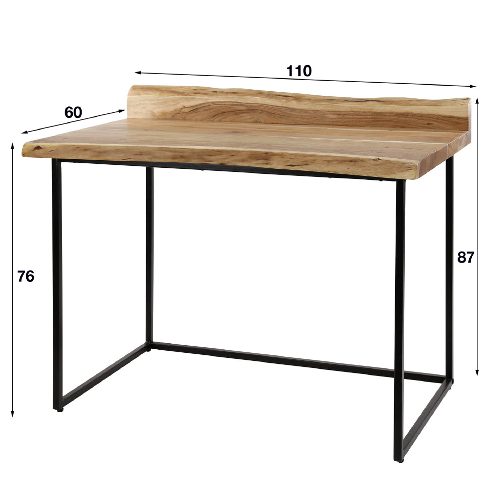 Desk Elio HomeHaven Brown LxBxH 115x75x18 Acacia wood Nnb