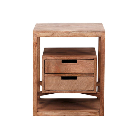 Bedside Table Casablanca HomeHaven Brown LxBxH 61x50x42 Mango wood Nnb