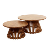 Coffee Table Barton HomeHaven Brown LxBxH 87x87x12 Mango wood Nnb