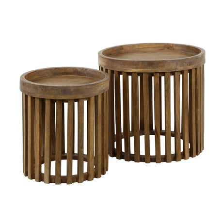 Side Table Barton HomeHaven Brown LxBxH 45x45x45 Mango wood Nnb