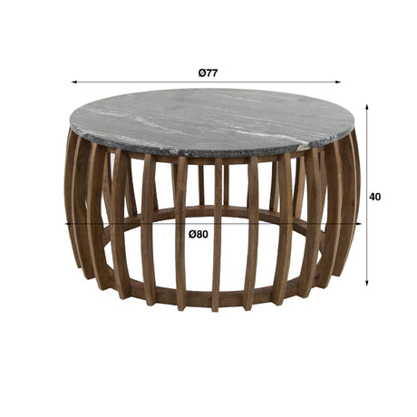 Coffee Table Judd HomeHaven Marble Nnb