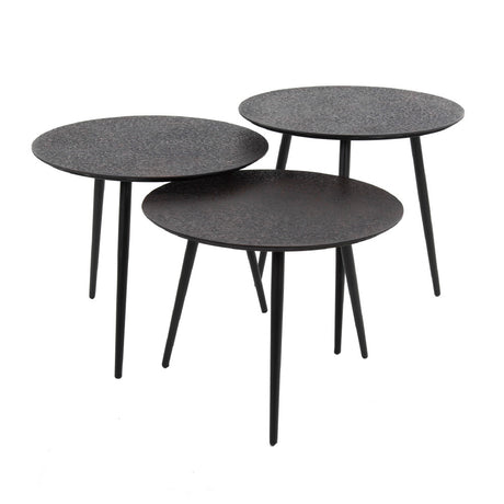 Coffee Table Kingston HomeHaven Black LxBxH 60x60x15 Metal Nnb