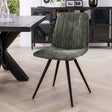 Dining Chair Kaden HomeHaven Green LxBxH 71x68x49 Fabric Nnb