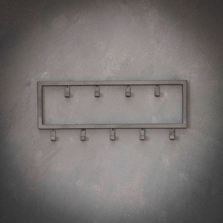 Coat Rack Kolby HomeHaven Grey LxBxH 54x22x4 Metal Nnb