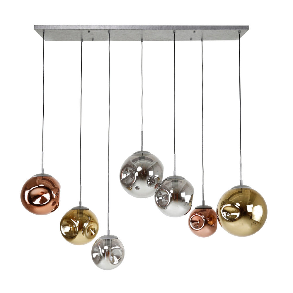 Pendant Light Hudson HomeHaven Anthracite LxBxH 135x73x37 Glass Nnb