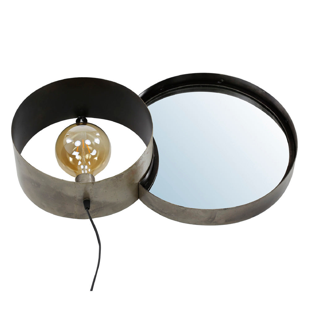 Mirror Uriah HomeHaven Anthracite LxBxH 46x37x20 Metal Nnb