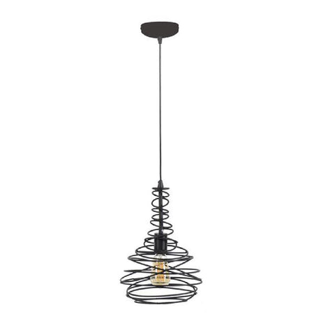 Pendant Light Norris HomeHaven Black LxBxH 47x28x28 Metal Nnb